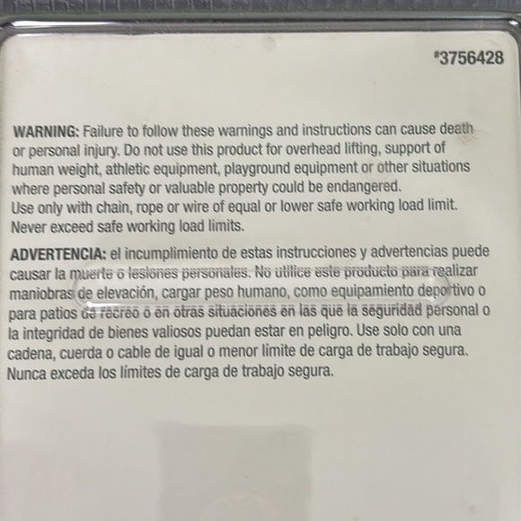 NEW 3” Blue Hawk Carabiner medium duty 150 lb working load Spring Links 5 count - Picture 4 of 6